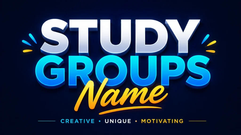 study groups name