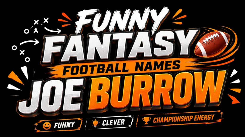 Funny Fantasy Football Names Joe Burrow Fans Can’t Stop Using