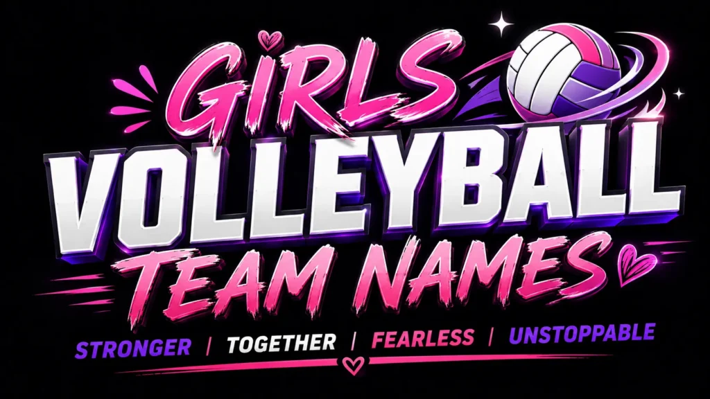 Girls Volleyball Team Names: Creative, Powerful, and Memorable Ideas for Every Squad