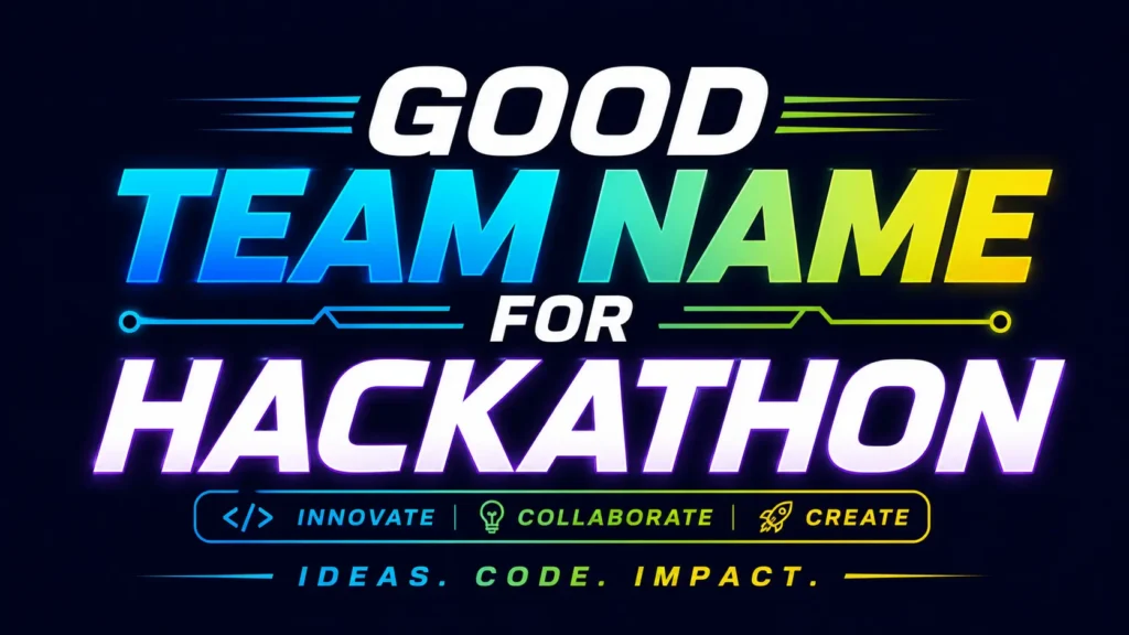 good team name for hackathon