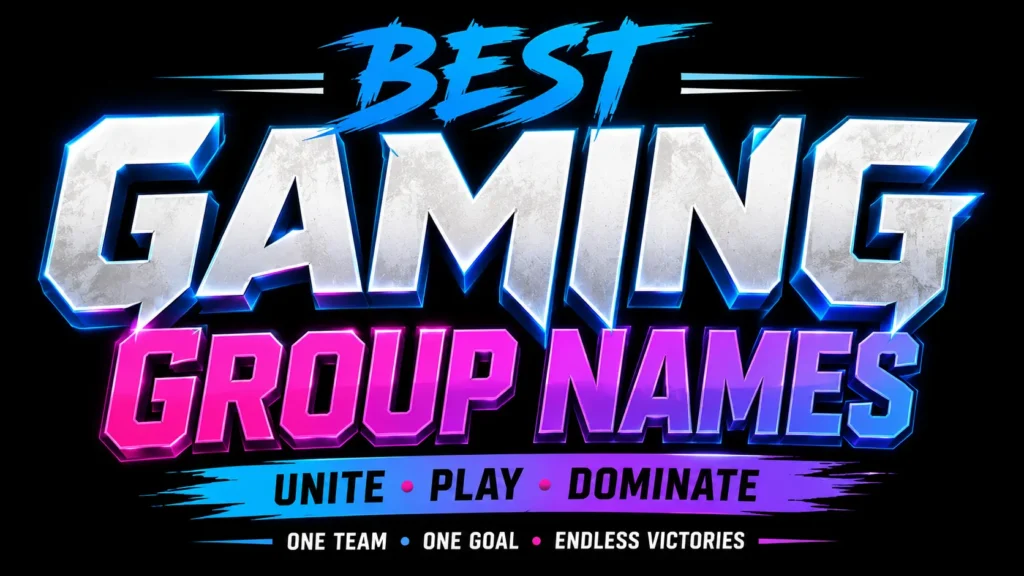 gaming group names