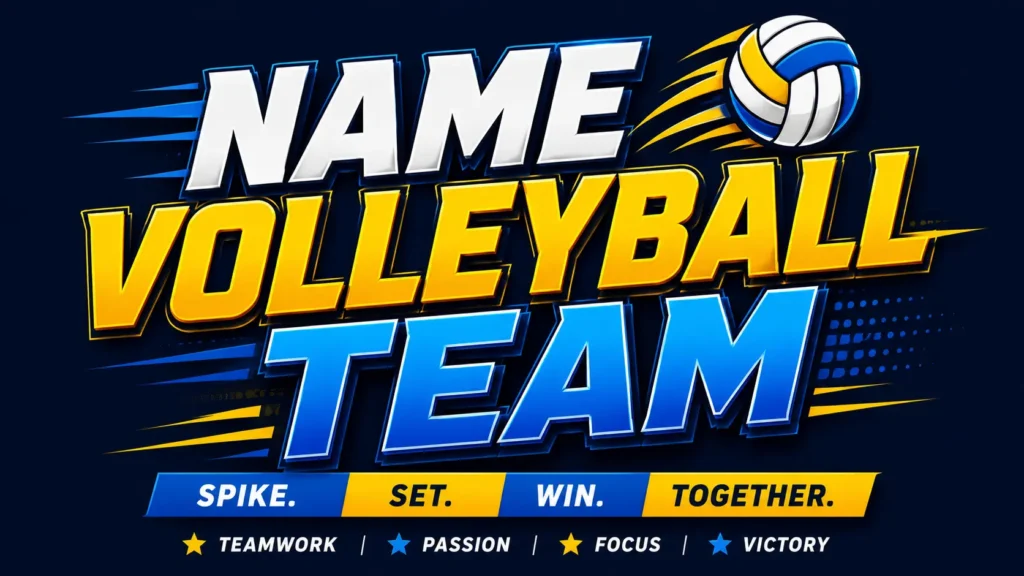 Name Volleyball Team: 250+ Creative, Funny, and Winning Volleyball Team Name Ideas