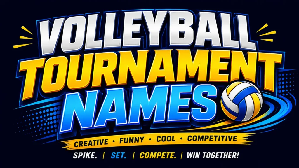 Volleyball Tournament Names: 250+ Creative, Funny, and Memorable Ideas for Every Event